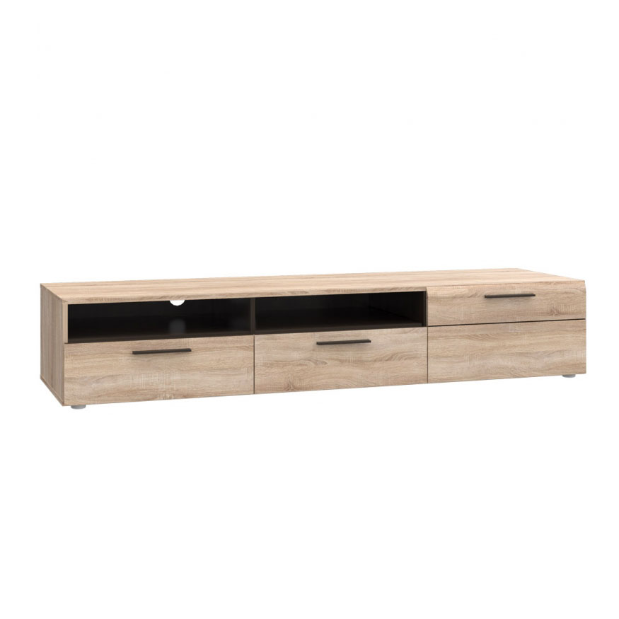 Επιπλο TV Solo 180x52x34 αριστερό Sonoma-Wenge MDF Καμπυλωτό τελείωμα στις πόρτες TO-SOLOTV2S1DL Επιπλο TV Solo 180x52x34 αριστερό Sonoma-Wenge MDF Καμπυλωτό τελείωμα στις πόρτες TO-SOLOTV2S1DL