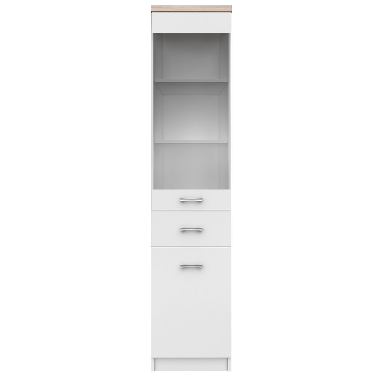 Βιτρίνα Μονόφυλλη Top Mix 40x33x183cm Λευκή-Σονόμα TO-TOP1D1W1SW Βιτρίνα Μονόφυλλη Top Mix 40x33x183cm Λευκή-Σονόμα TO-TOP1D1W1SW