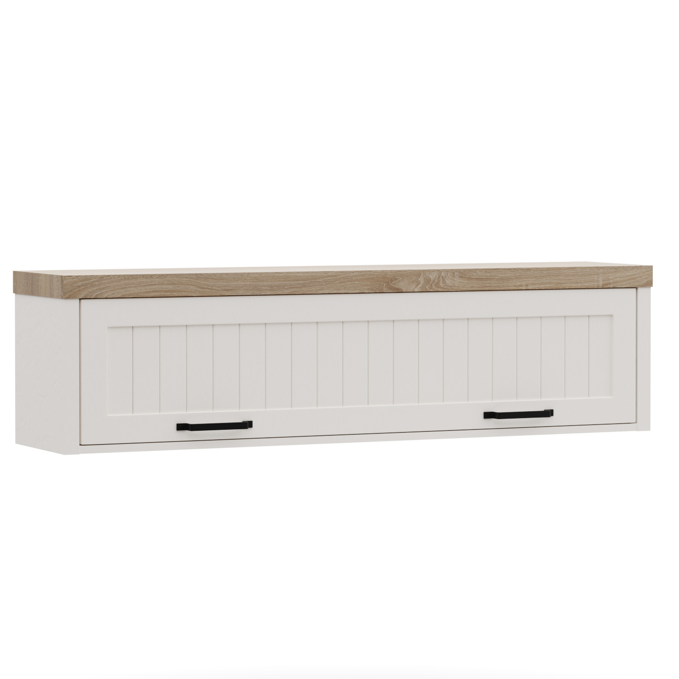 VERNE ΡΑΦΙ ΤΟΙΧΟΥ ΚΡΕΜΑΣΤΟ 137.9x30x35cm χρώμα Λευκό-Φυσικός Δρυς TO-VERNEREGWISZ1D VERNE ΡΑΦΙ ΤΟΙΧΟΥ ΚΡΕΜΑΣΤΟ 137.9x30x35cm χρώμα Λευκό-Φυσικός Δρυς TO-VERNEREGWISZ1D