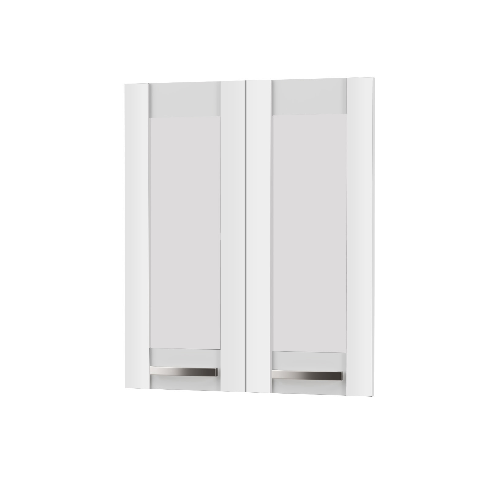 Άνω Πορτάκια-Τζάμι Charlotte Λευκό 60×71.8×1.6cm SO-CV60G-1 Άνω Πορτάκια-Τζάμι Charlotte Λευκό 60×71.8×1.6cm SO-CV60G-1