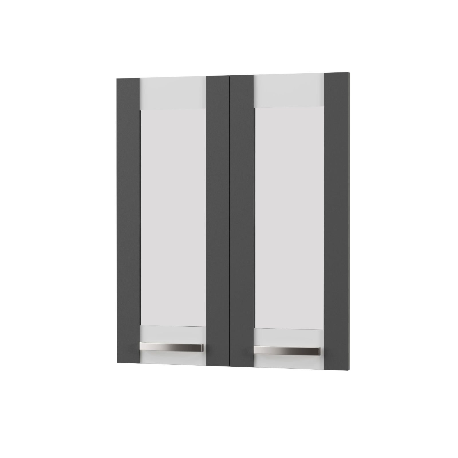 Άνω Πορτάκια-Τζάμι Charlotte Γραφίτης 60×71.8×1.6cm SO-CV60G-3 Άνω Πορτάκια-Τζάμι Charlotte Γραφίτης 60×71.8×1.6cm SO-CV60G-3