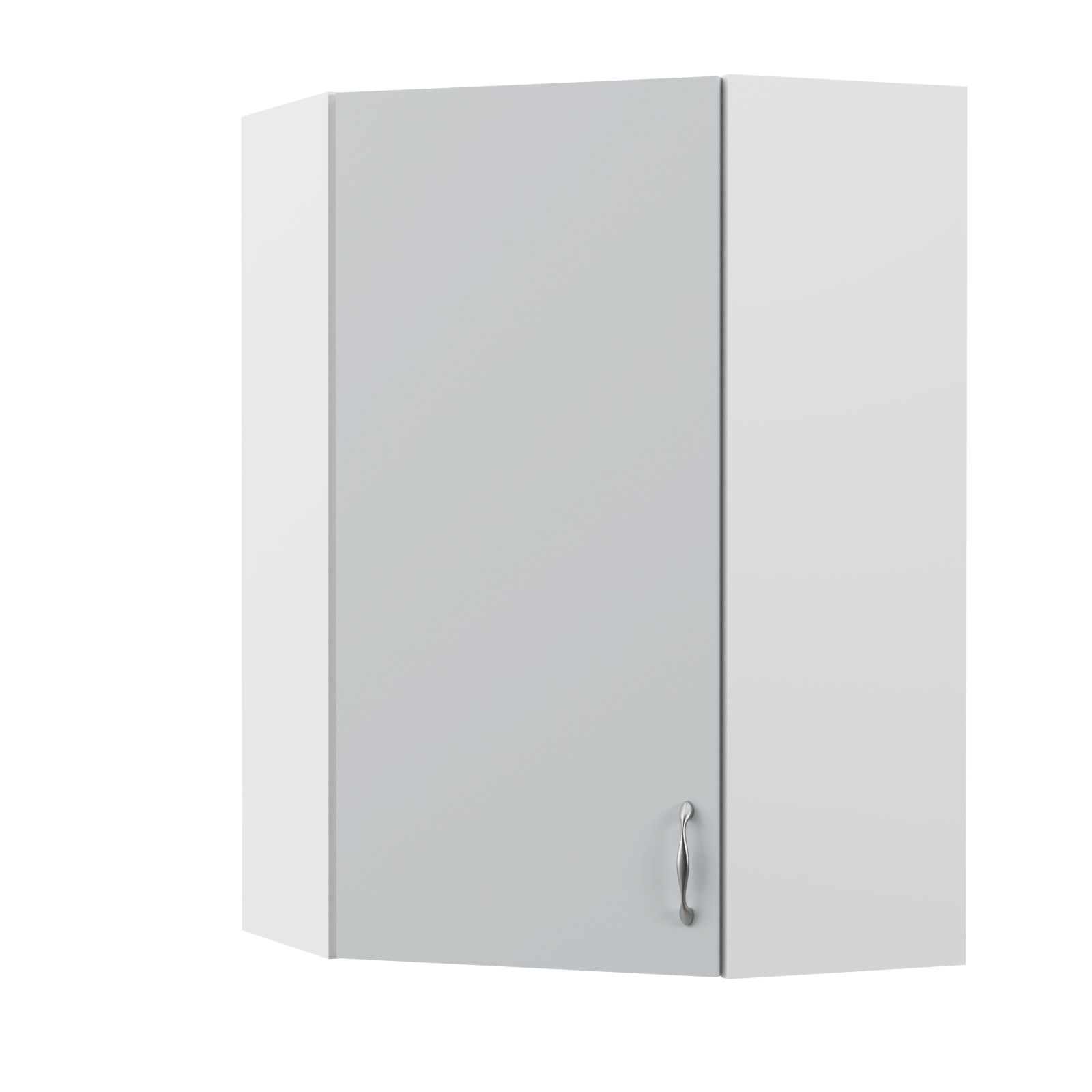 Modest Πάνω Ντουλάπι Γωνιακό Γκρι 60-60x30x92cm GR-101-00158 Modest Πάνω Ντουλάπι Γωνιακό Γκρι 60-60x30x92cm GR-101-00158