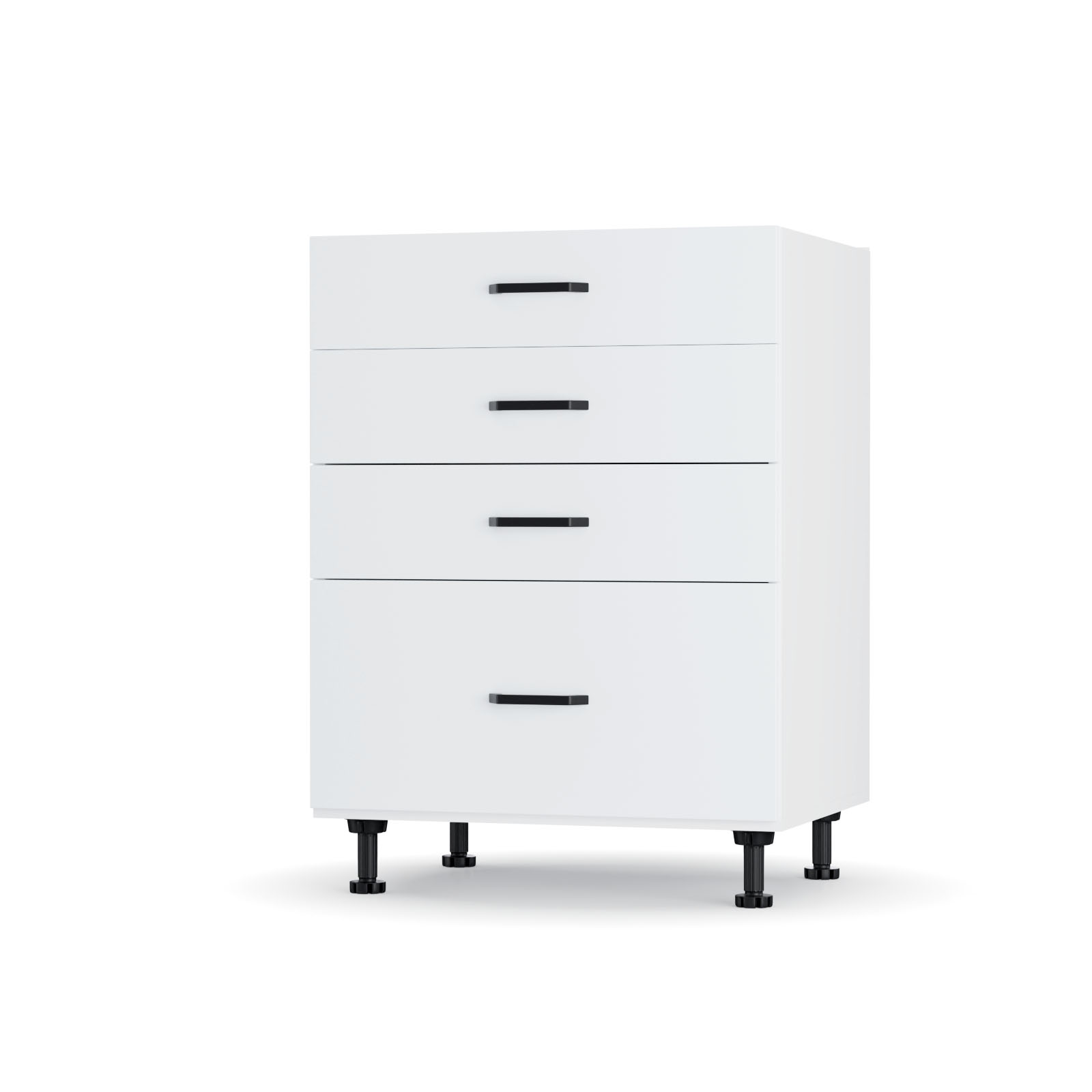 Modest Κάτω Ντουλάπι Συρταριέρα Λευκό  60x48x82 εκ LD3160M02
