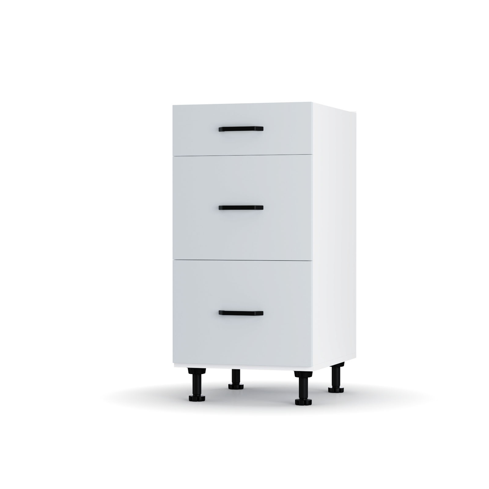 Modest Κάτω Ντουλάπι Συρταριέρα Γκρι  40x48x82 εκ LD1240M04