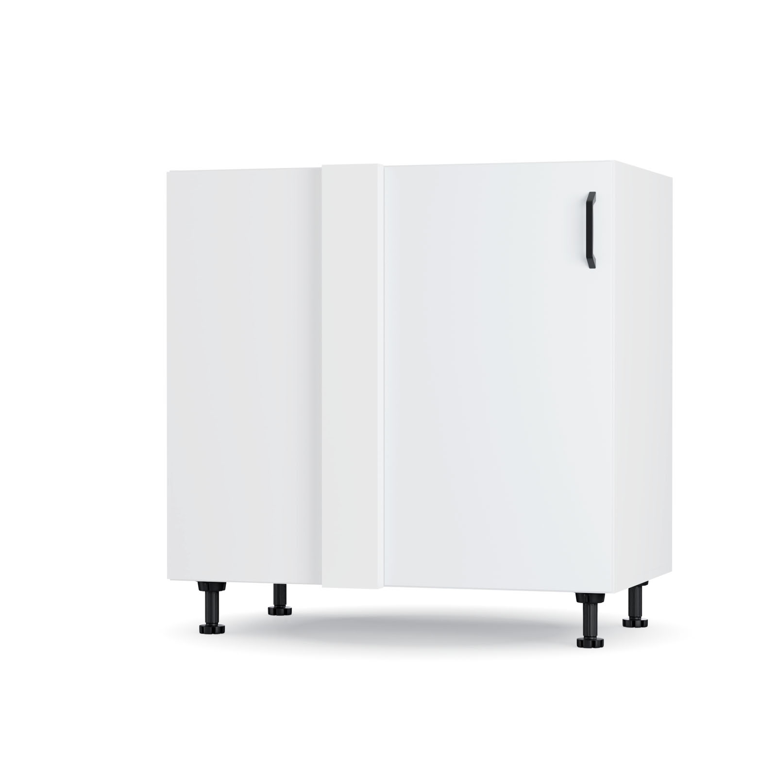 Modest Κάτω Γωνιακό Ντουλάπι Λευκό 80x48x82cm BC80822M02 Modest Κάτω Γωνιακό Ντουλάπι Λευκό 80x48x82cm BC80822M02
