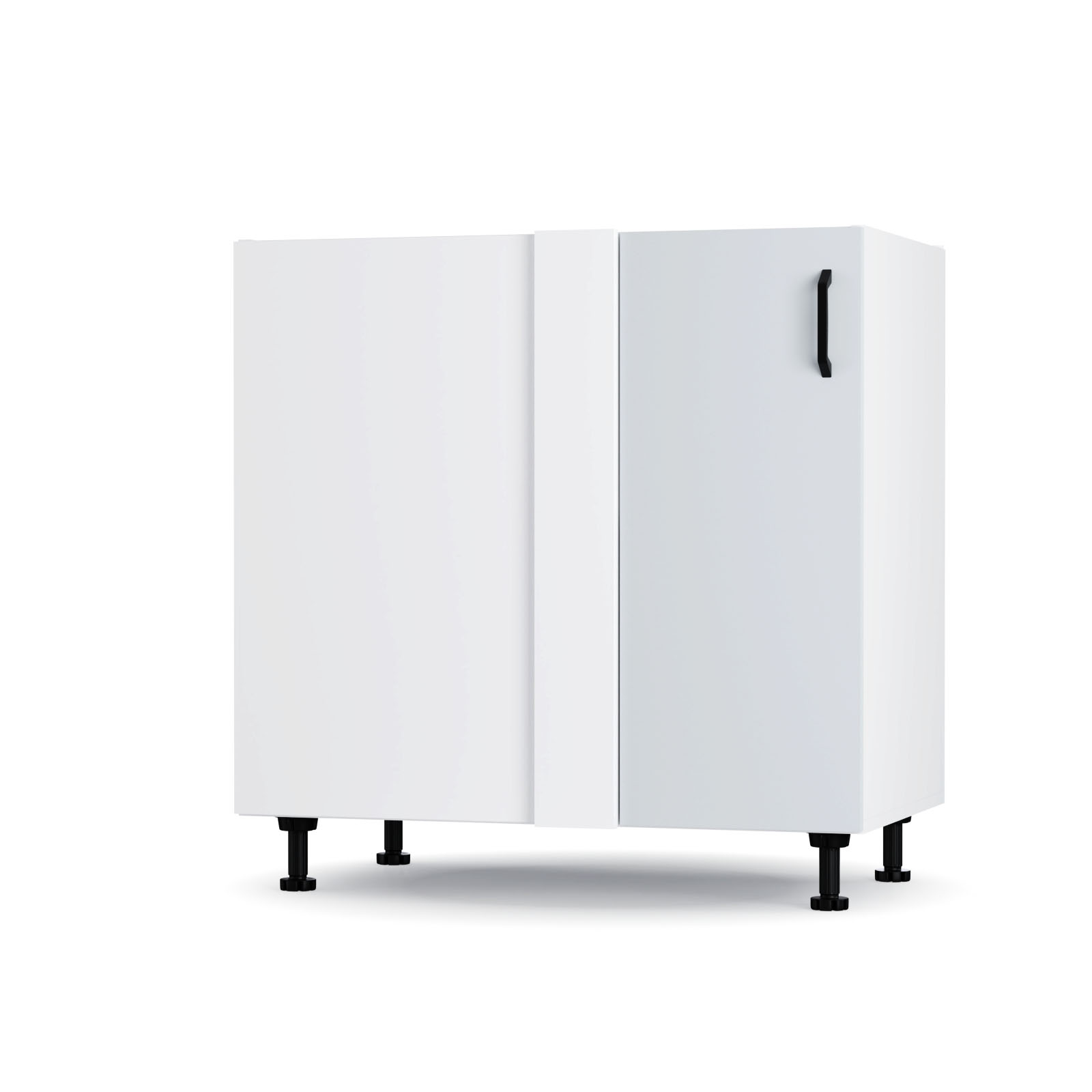 Modest Κάτω Γωνιακό Ντουλάπι Γκρι 80x48x82 εκ BC80821M04