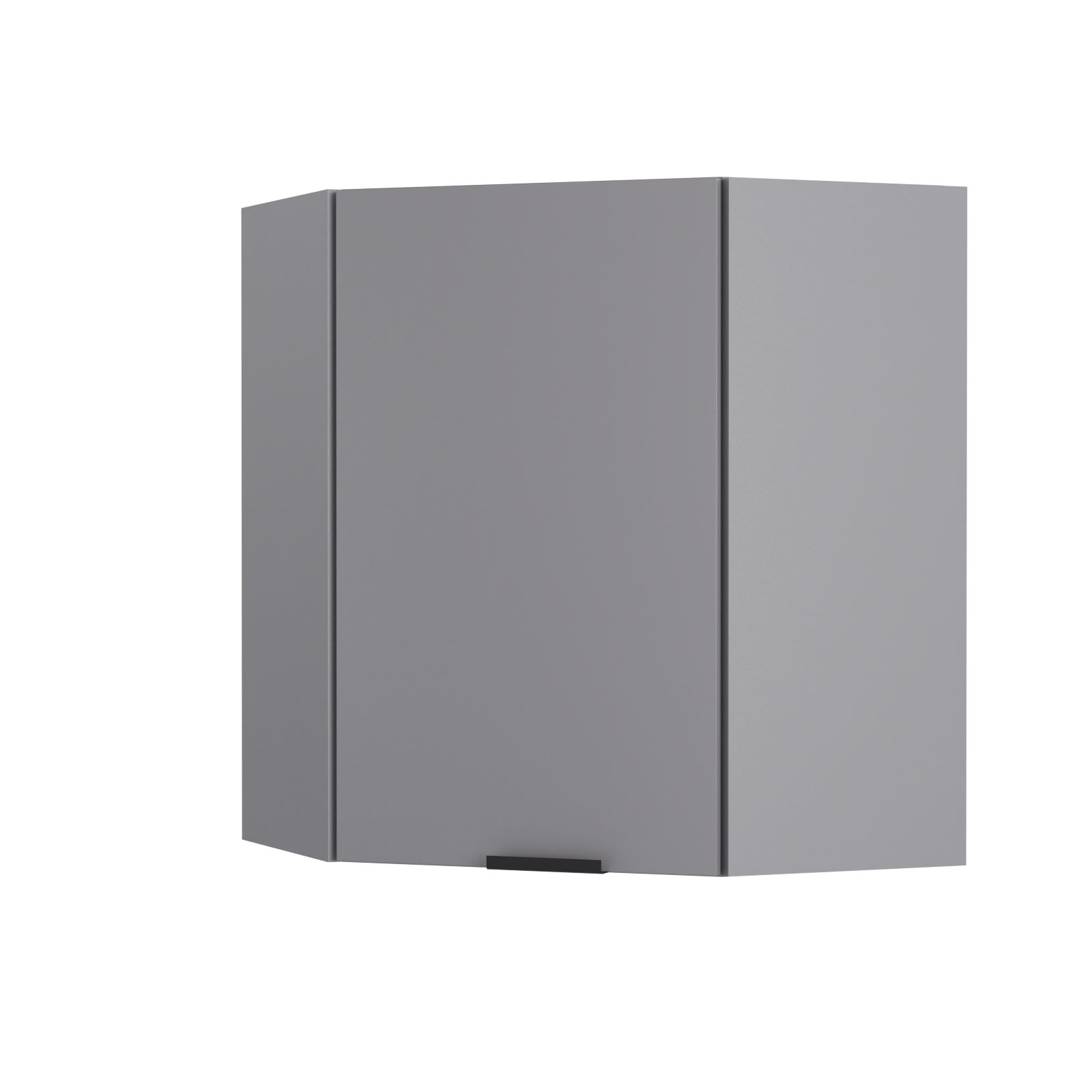 Craft Πάνω Ντουλάπι Γωνιακό Γραφίτη 60-60x30x72cm WC6072C01