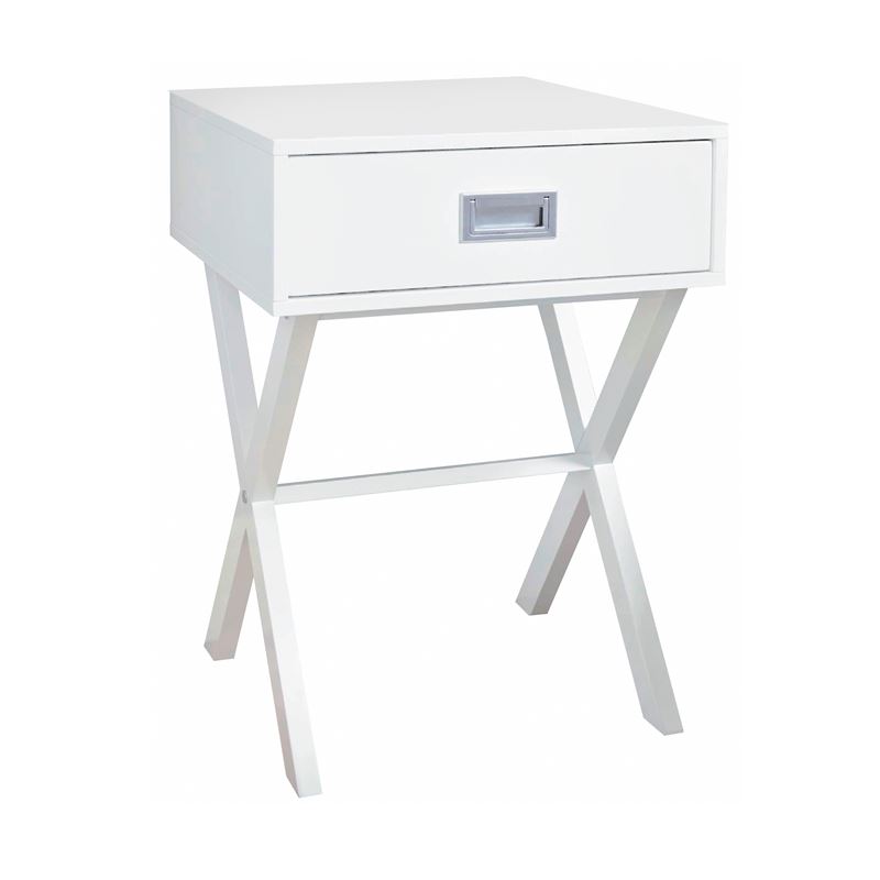 WOODWELL Ε749,3WICK Κομοδίνο Άσπρο Λάκα MDF 40x40x55cm Ε749,3 WOODWELL Ε749,3WICK Κομοδίνο Άσπρο Λάκα MDF 40x40x55cm Ε749,3