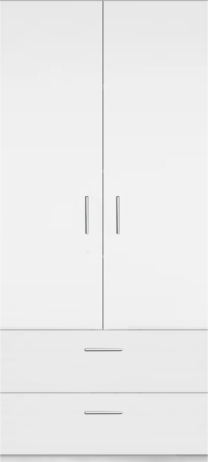 Ντουλάπα Wilson 2DS δίφυλλη-Leuko 60.00×45.00×180.00 162778079