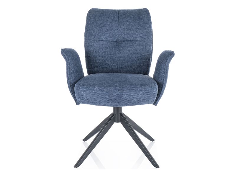 KRZESŁO WING BREGO CZARNY STELAŻ/GRANATOWY 86 DIOMMI-80-3901