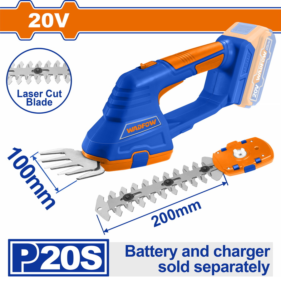 WADFOW ΨΑΛΙΔΙ ΓΚΑΖΟΝ & ΘΑΜΝΩΝ ΜΠΑΤ. Li-ion 20V ΧΩΡΙΣ ΜΠΑΤΑΡΙΑ & ΦΟΡΤΙΣΤΗ (WJC1520) WADFOW ΨΑΛΙΔΙ ΓΚΑΖΟΝ & ΘΑΜΝΩΝ ΜΠΑΤ. Li-ion 20V ΧΩΡΙΣ ΜΠΑΤΑΡΙΑ & ΦΟΡΤΙΣΤΗ (WJC1520)