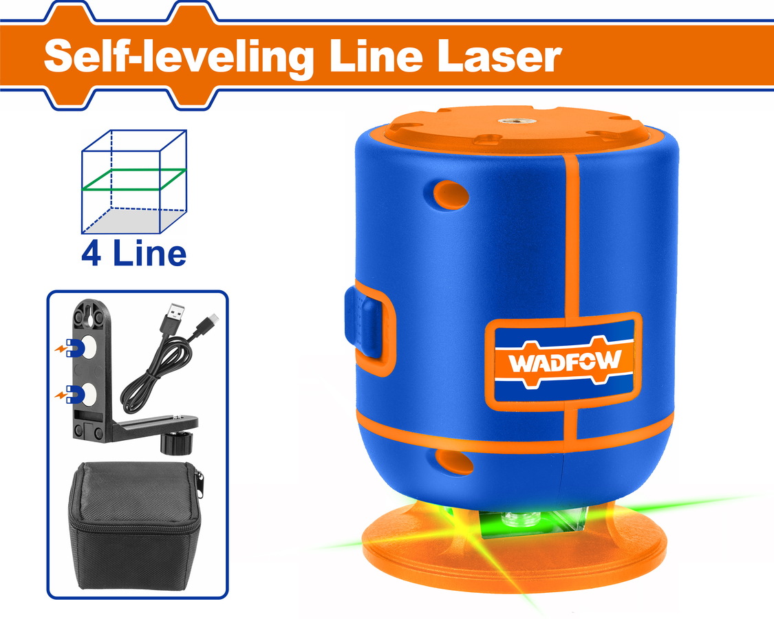 WADFOW ΑΛΦΑΔΙ LASER ΑΥΤΟ-ΟΡΙΖΟΝΤΙΟΥΜΕΝΟ 0-30m 4 LINE ΜΕ ΠΡΑΣΙΝΕΣ ΑΚΤΙΝΕΣ (WLE1M04) WADFOW ΑΛΦΑΔΙ LASER ΑΥΤΟ-ΟΡΙΖΟΝΤΙΟΥΜΕΝΟ 0-30m 4 LINE ΜΕ ΠΡΑΣΙΝΕΣ ΑΚΤΙΝΕΣ (WLE1M04)