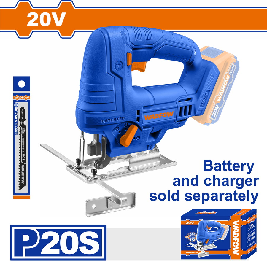 WADFOW ΣΕΓΑ ΜΠΑΤ. Li-ion 20V ΧΩΡΙΣ ΜΠΑΤΑΡΙΑ & ΦΟΡΤΙΣΤΗ (WLS1565) WADFOW ΣΕΓΑ ΜΠΑΤ. Li-ion 20V ΧΩΡΙΣ ΜΠΑΤΑΡΙΑ & ΦΟΡΤΙΣΤΗ (WLS1565)