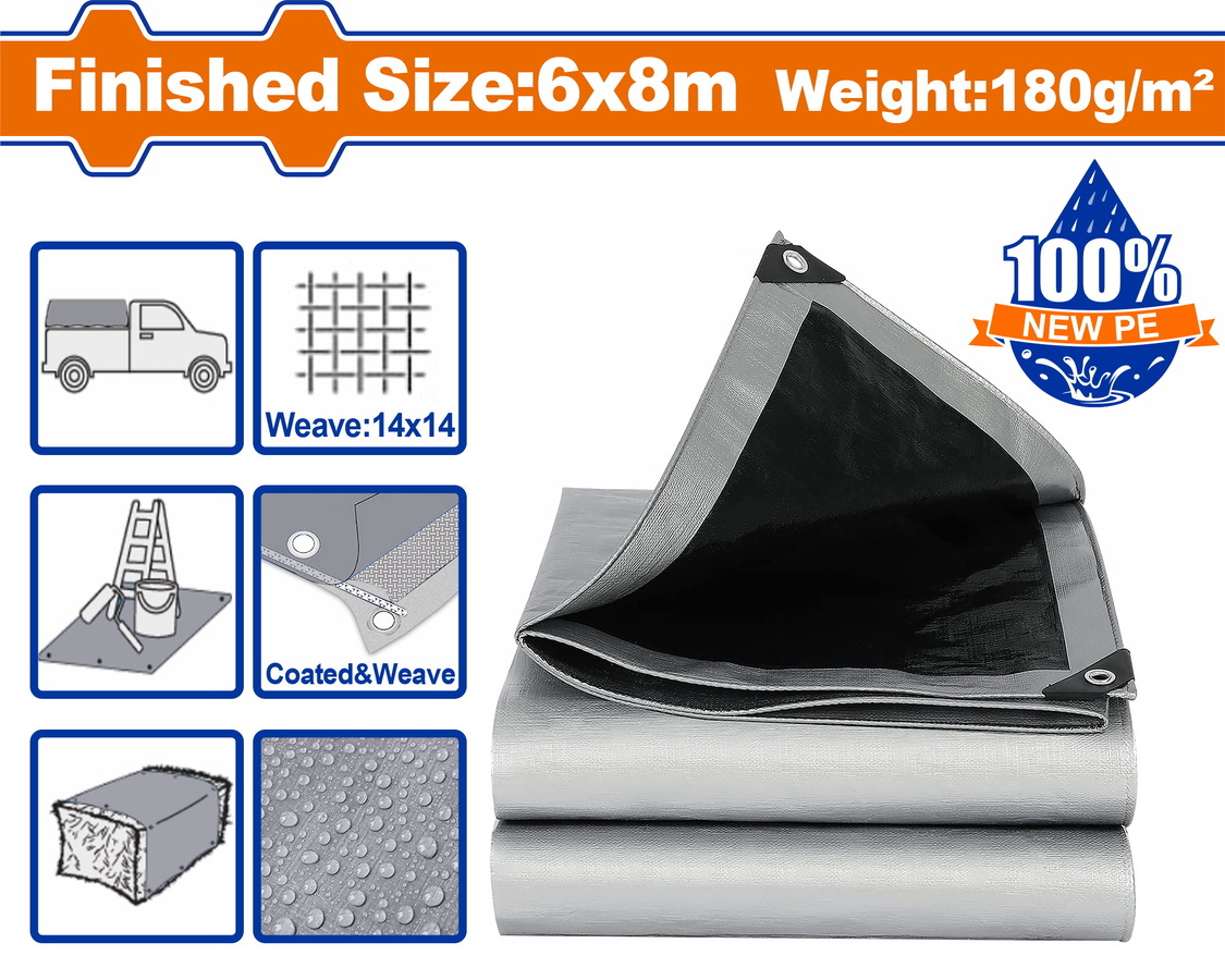WADFOW ΜΟΥΣΑΜΑΣ ΑΔΙΑΒΡΟΧΟΣ 180gr/m2 6X8m (WTQ8868) WADFOW ΜΟΥΣΑΜΑΣ ΑΔΙΑΒΡΟΧΟΣ 180gr/m2 6X8m (WTQ8868)