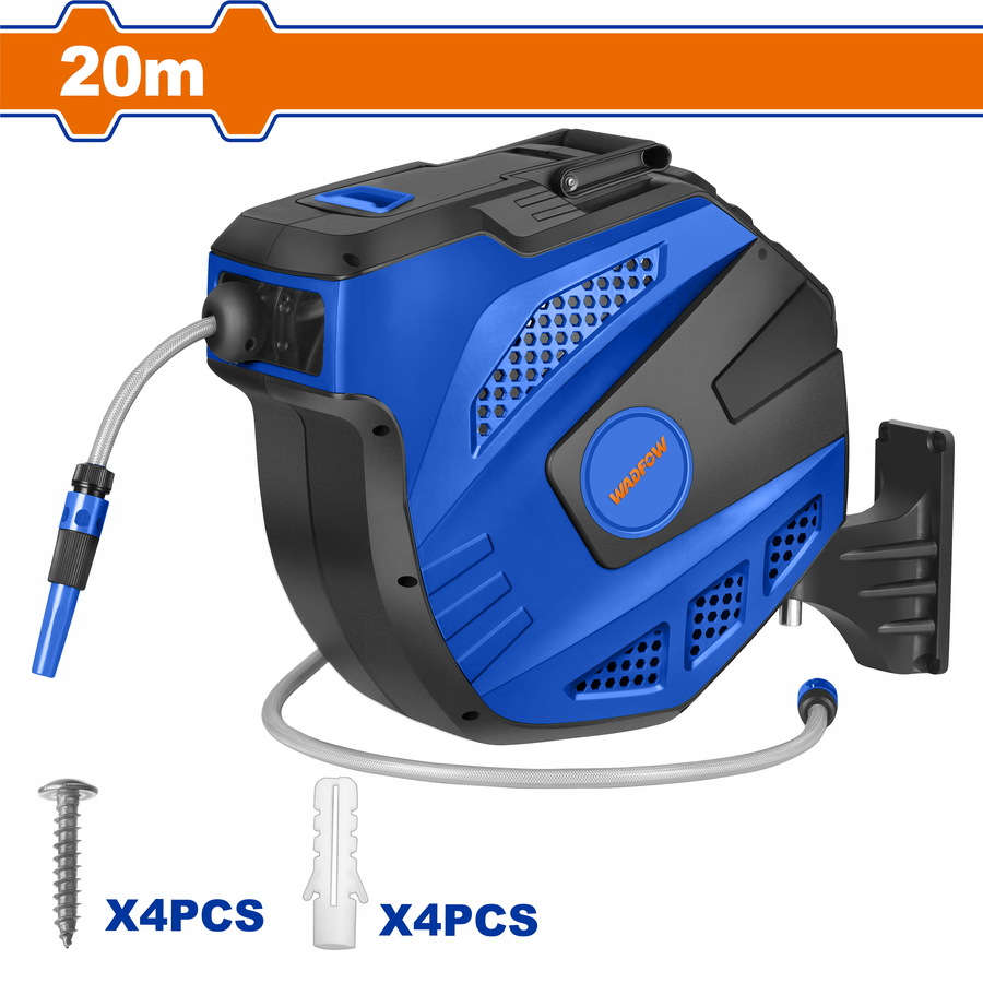 WADFOW ΑΥΤΟΜΑΤΗ ΑΝΕΜΗ ΤΟΙΧΟΥ ΜΕ 20m ΛΑΣΤΙΧΟ (WVZ1520) WADFOW ΑΥΤΟΜΑΤΗ ΑΝΕΜΗ ΤΟΙΧΟΥ ΜΕ 20m ΛΑΣΤΙΧΟ (WVZ1520)