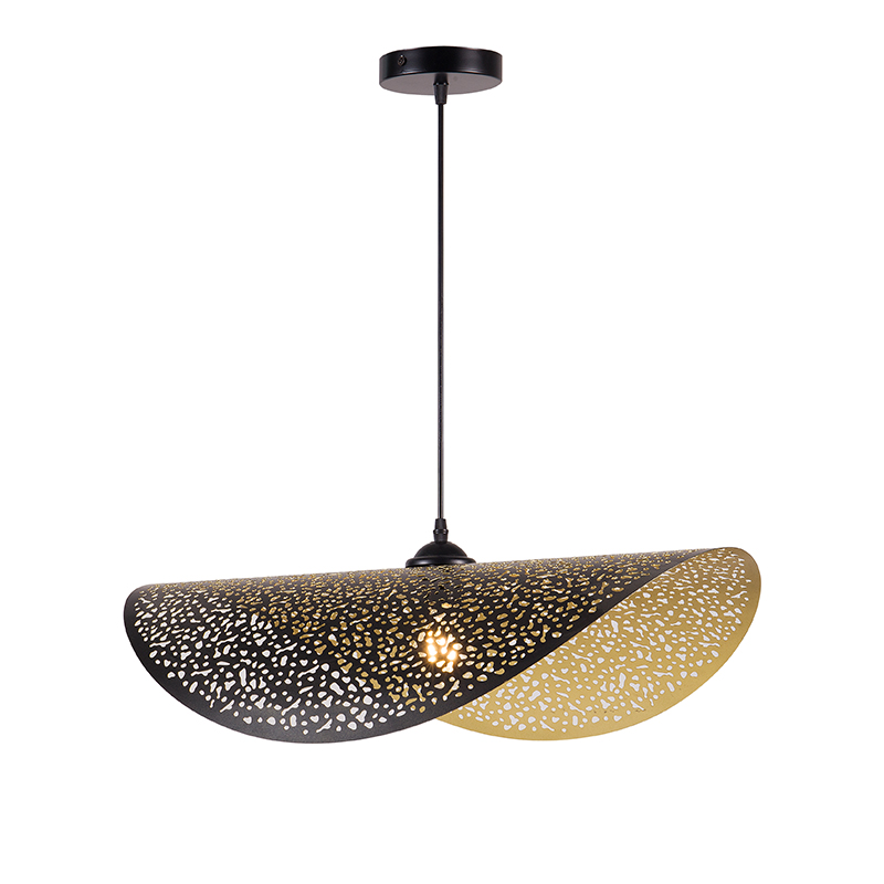 Artekko Hat Φωτιστικό Μεταλλικό Μαύρο/Χρυσό (60x40x20)cm Artekko 023-3039 Artekko Hat Φωτιστικό Μεταλλικό Μαύρο/Χρυσό (60x40x20)cm Artekko 023-3039