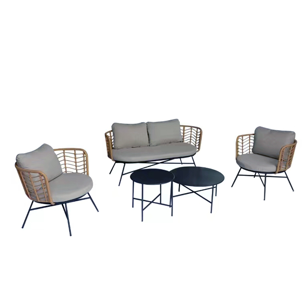Artekko Rattan Διθέσιος Καναπές (155x75x73)cm 2x Πολυθρόνες (80x75x73)cm 2x Τραπεζάκια (70x70x35) (50x50x45)cm Μεταλλικός Γκρι Σκελετός με Παστικ. Ρατάν σε Φυσική Απόχρωση και Μπεζ Γκρι Μαξιλάρια Σετ/4 Artekko 248-6000 Artekko Rattan Διθέσιος Καναπές (155x75x73)cm 2x Πολυθρόνες (80x75x73)cm 2x Τραπεζάκια (70x70x35) (50x50x45)cm Μεταλλικός Γκρι Σκελετός με Παστικ. Ρατάν σε Φυσική Απόχρωση και Μπεζ Γκρι Μαξιλάρια Σετ/4 Artekko 248-6000