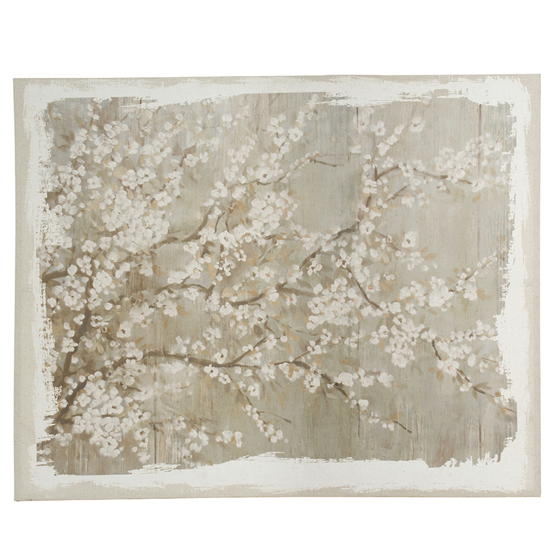 Artekko Blossom Μπεζ Πίνακας σε Καμβά MDF (121.9×3.8×152.4)cm Artekko 32231 Artekko Blossom Μπεζ Πίνακας σε Καμβά MDF (121.9×3.8×152.4)cm Artekko 32231