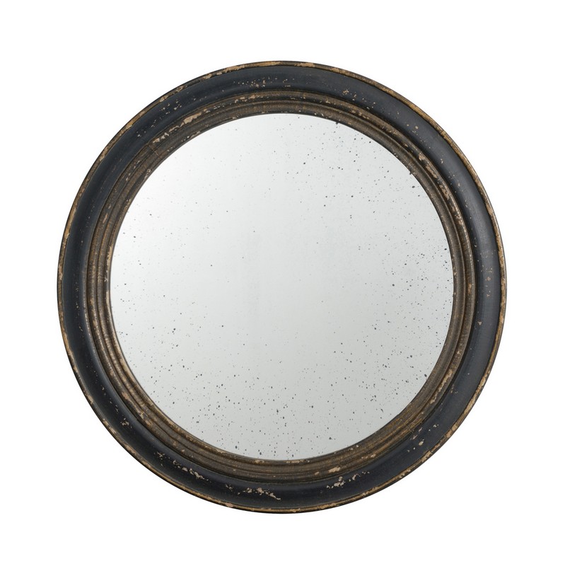 Artekko Antique Ξύλινος Μαύρος Στρογγυλός Καθρέπτης Τοίχου (45x45x3)cm Artekko 32263-BLAC-S Artekko Antique Ξύλινος Μαύρος Στρογγυλός Καθρέπτης Τοίχου (45x45x3)cm Artekko 32263-BLAC-S