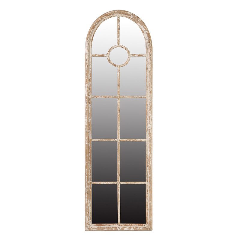 Artekko Arch Καθρέπτης Τοίχου Καφέ Πατίνα Ξύλο/Γυαλί (60.5×3.8×200.4)cm Artekko 33247 Artekko Arch Καθρέπτης Τοίχου Καφέ Πατίνα Ξύλο/Γυαλί (60.5×3.8×200.4)cm Artekko 33247