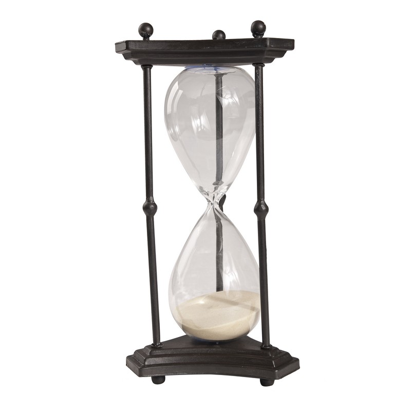 Artekko Hourglass Κλεψύδρα Διακοσμητική σε Μεταλλική Βάση Μαύρη με Μπεζ Άμμο (19.1×19.1×41.9)cm Artekko 36882-TAN Artekko Hourglass Κλεψύδρα Διακοσμητική σε Μεταλλική Βάση Μαύρη με Μπεζ Άμμο (19.1×19.1×41.9)cm Artekko 36882-TAN