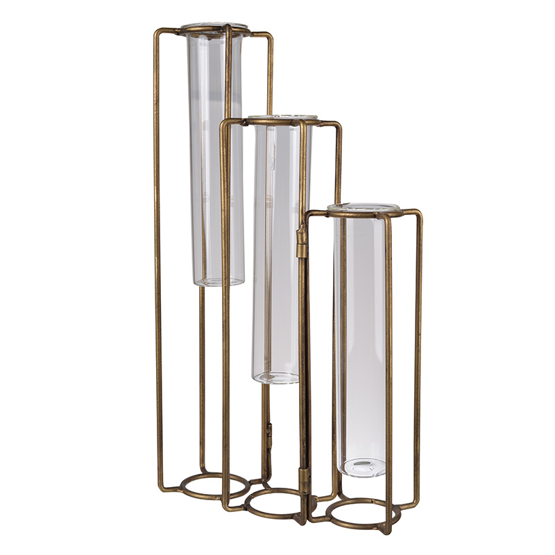 Artekko Pedestal Χρυσό Ασύμμετρο Μεταλλικό Βάζο (21.5x7x38.8)cm Artekko 41119 Artekko Pedestal Χρυσό Ασύμμετρο Μεταλλικό Βάζο (21.5x7x38.8)cm Artekko 41119
