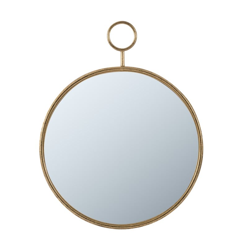 Artekko Mirror Χρυσός Μεταλλικός Καθρέπτης Τοίχου (57×4.5×72)cm Artekko 44408-DS