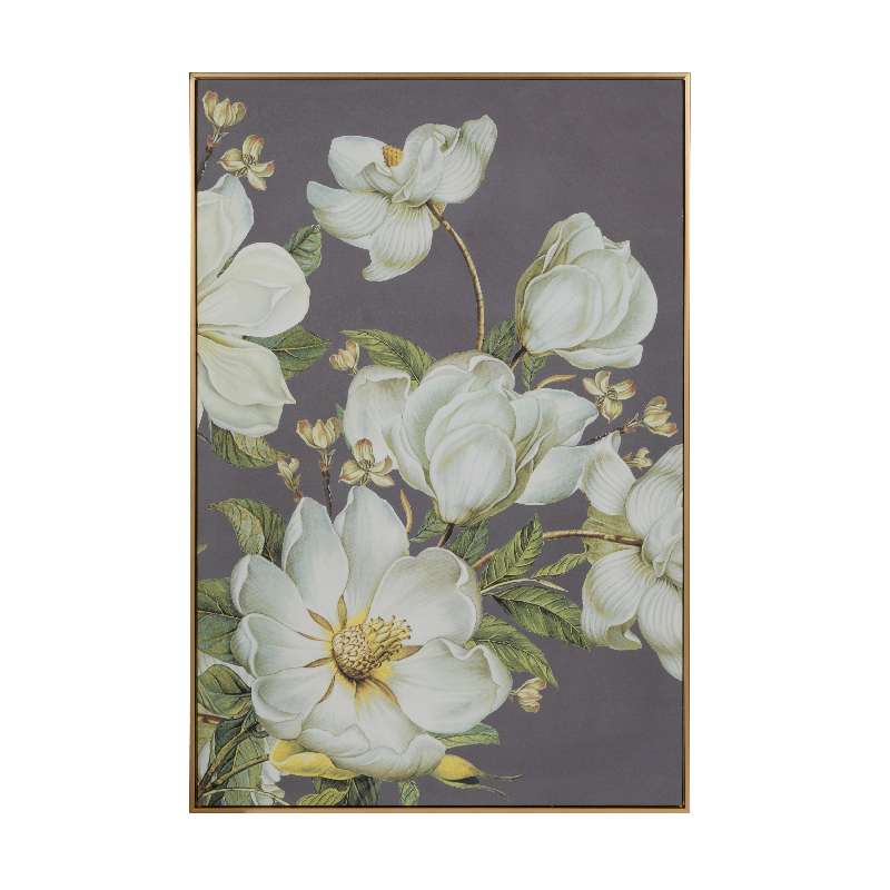 Artekko Flower Πίνακας MDF/Ύφασμα Μπεζ Γκρι/Λευκό (80×3.5×120)cm Artekko 44702 Artekko Flower Πίνακας MDF/Ύφασμα Μπεζ Γκρι/Λευκό (80×3.5×120)cm Artekko 44702