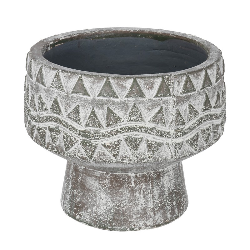 Artekko Cement Γκρι Κασπώ από Τερακότα (25x25x20.5)cm Artekko 460174 Artekko Cement Γκρι Κασπώ από Τερακότα (25x25x20.5)cm Artekko 460174