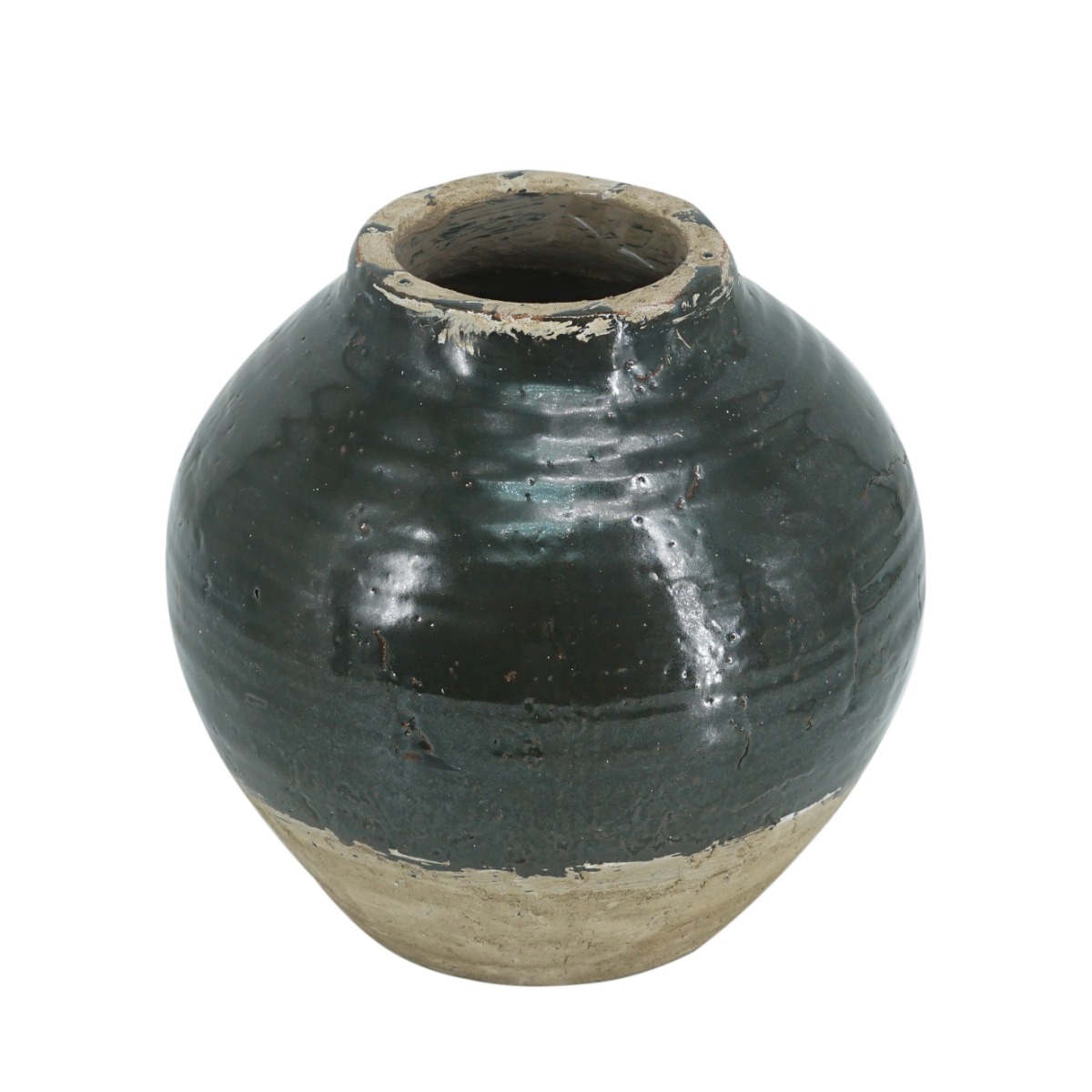 Artekko Antique Βάζο από Τερακότα Πράσινο (25x25x24)cm Artekko 460272