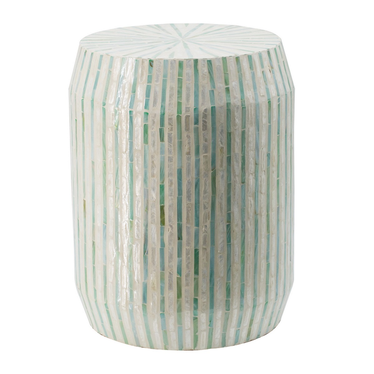 Artekko Ivory Τραπέζι Βοηθητικό Σκαμπό MDF Capiz Μπεζ (35x35x45)cm Artekko 46960 Artekko Ivory Τραπέζι Βοηθητικό Σκαμπό MDF Capiz Μπεζ (35x35x45)cm Artekko 46960