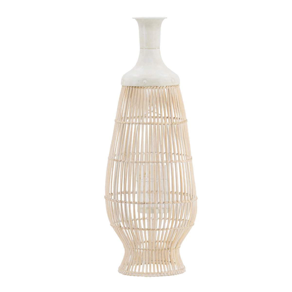 Artekko Lantern Κηροπήγιο Φανάρι Λευκή Πατίνα (25.9×25.9×72.1)cm Artekko 48201 Artekko Lantern Κηροπήγιο Φανάρι Λευκή Πατίνα (25.9×25.9×72.1)cm Artekko 48201
