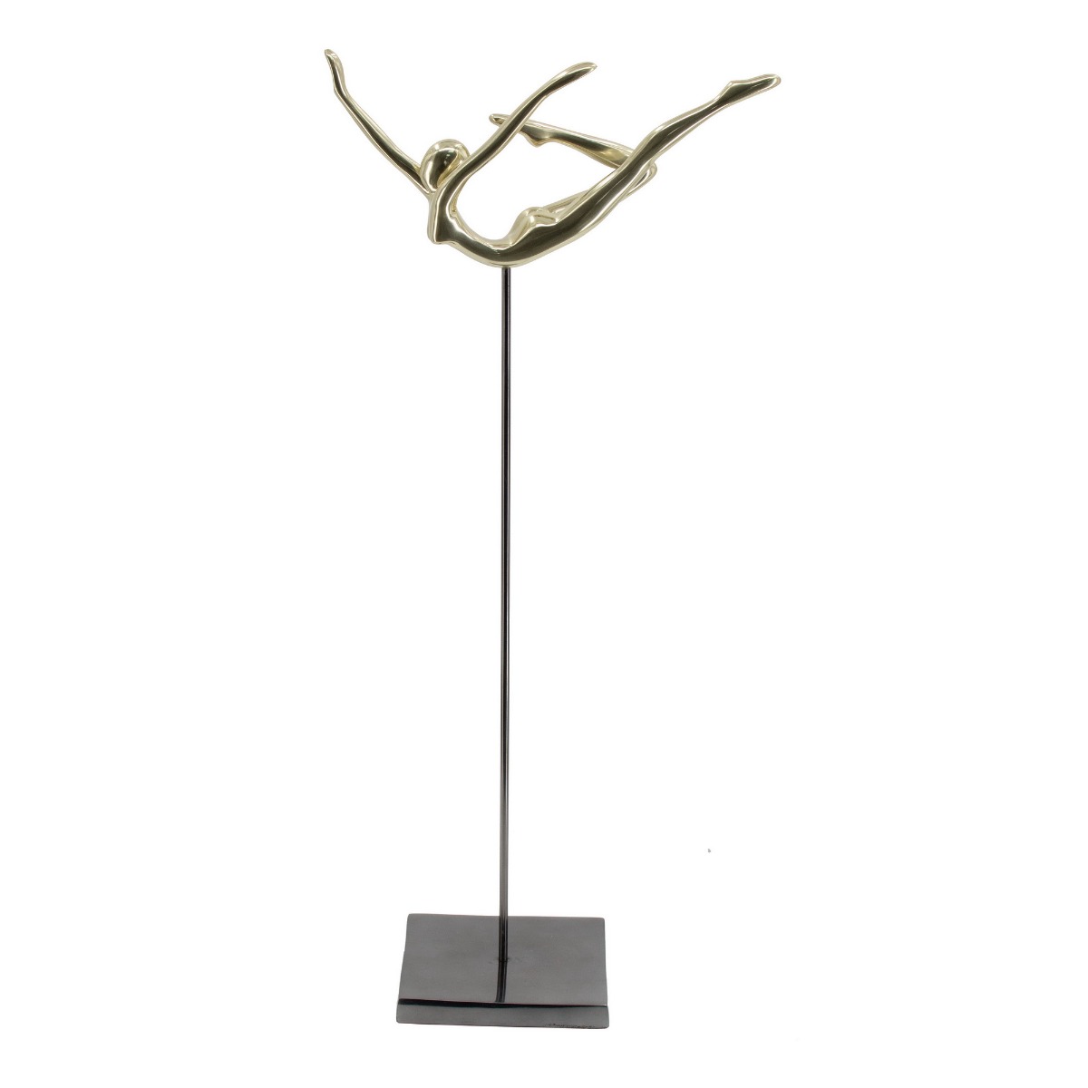 Artekko Figurine Διακοσμητικό Επιτραπέζιο Γλυπτό με Φιγούρα Μεταλλικό Χρυσό (25x13x62)cm Artekko 48444 Artekko Figurine Διακοσμητικό Επιτραπέζιο Γλυπτό με Φιγούρα Μεταλλικό Χρυσό (25x13x62)cm Artekko 48444