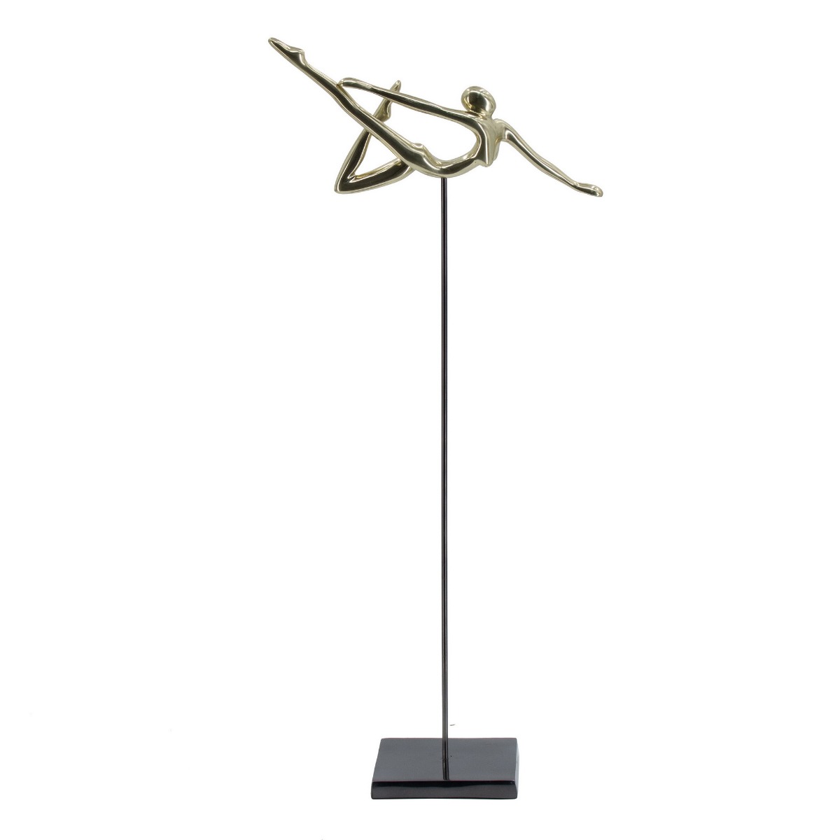 Artekko Figurine Διακοσμητικό Επιτραπέζιο Γλυπτό με Φιγούρα Μεταλλικό Χρυσό (34x13x70.5)cm Artekko 48445 Artekko Figurine Διακοσμητικό Επιτραπέζιο Γλυπτό με Φιγούρα Μεταλλικό Χρυσό (34x13x70.5)cm Artekko 48445