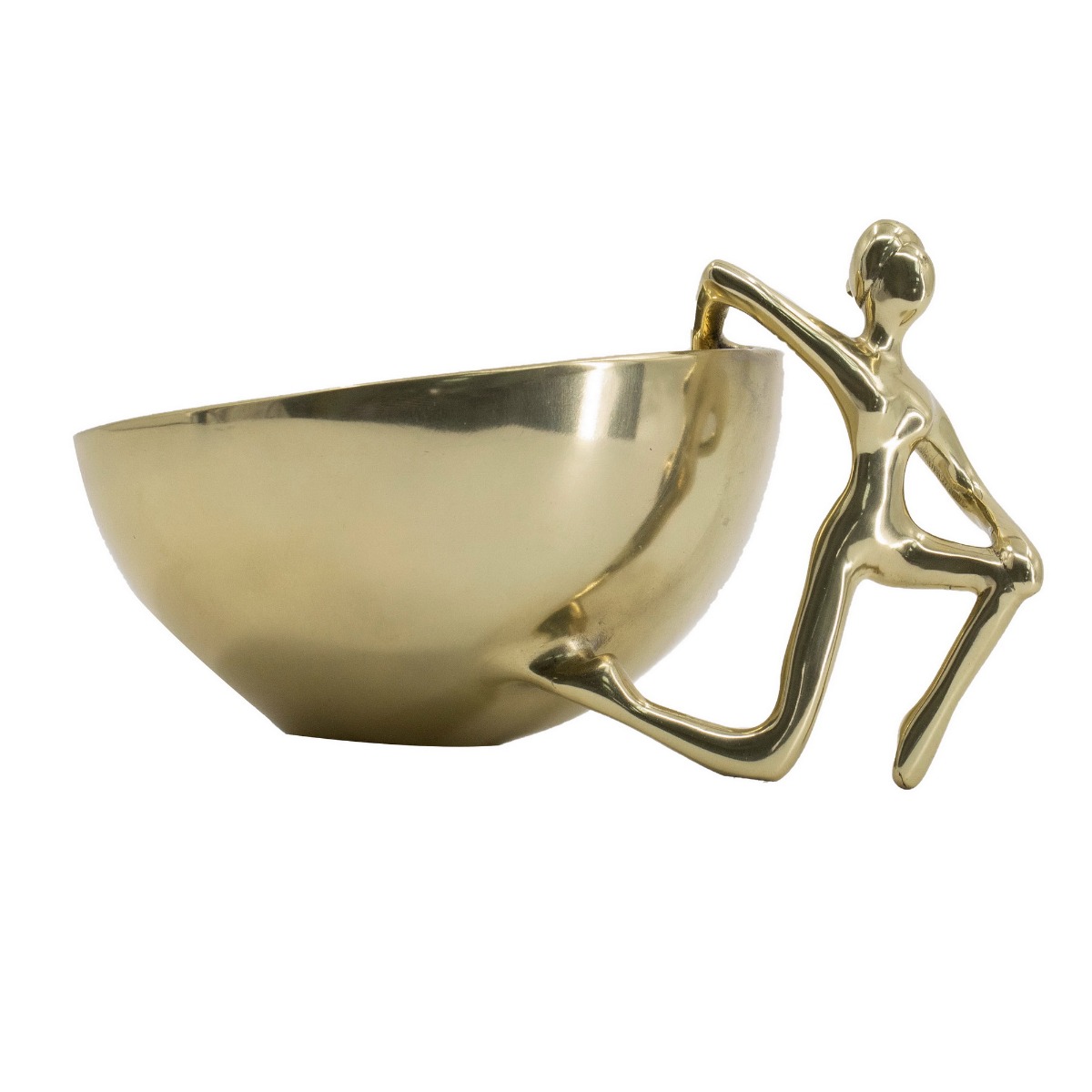 Artekko Figurine Διακοσμητικό Μπολ με Φιγούρα Μεταλλικό Χρυσό (17.8×13.3×10.5)cm Artekko 48447 Artekko Figurine Διακοσμητικό Μπολ με Φιγούρα Μεταλλικό Χρυσό (17.8×13.3×10.5)cm Artekko 48447