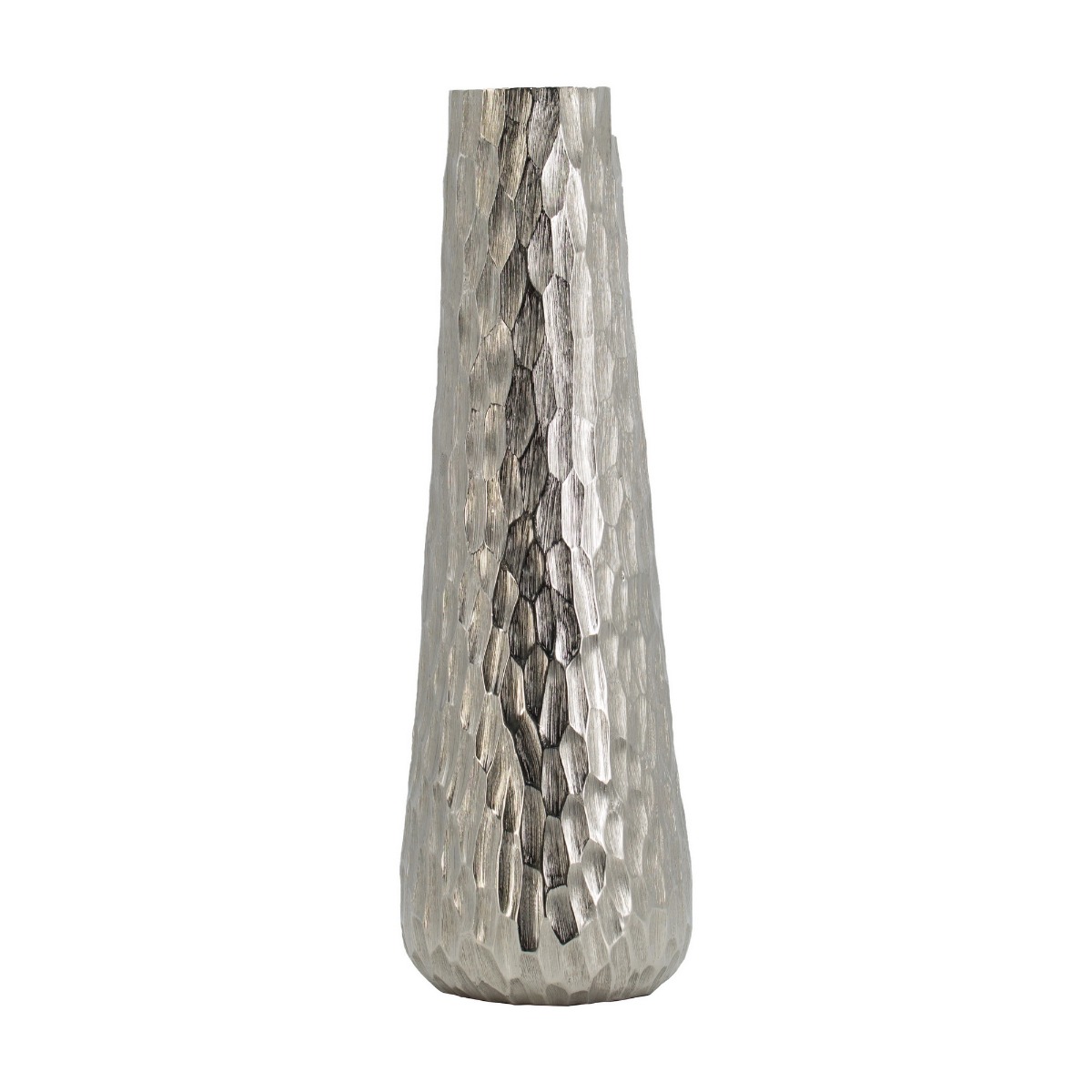 Artekko Metallic Διακοσμητικό Βάζο Μεταλλικό Ασημί (16x16x49)cm Artekko 48505 Artekko Metallic Διακοσμητικό Βάζο Μεταλλικό Ασημί (16x16x49)cm Artekko 48505