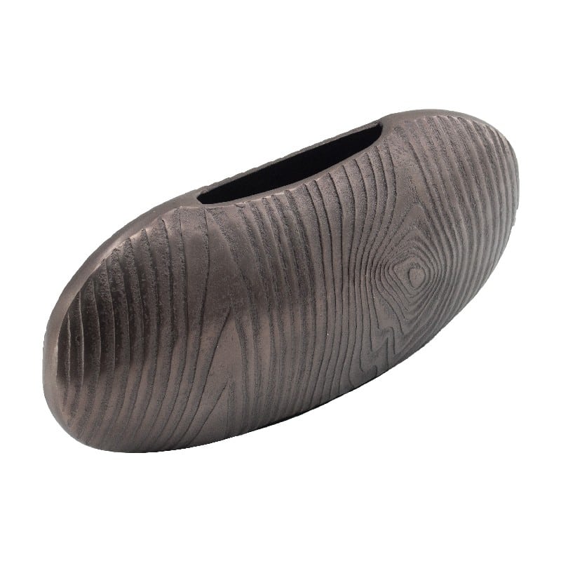 Artekko Zebra Διακοσμητικό Βάζο Μέταλλο Γκρι (40,5×9.5×17)cm Artekko 48658
