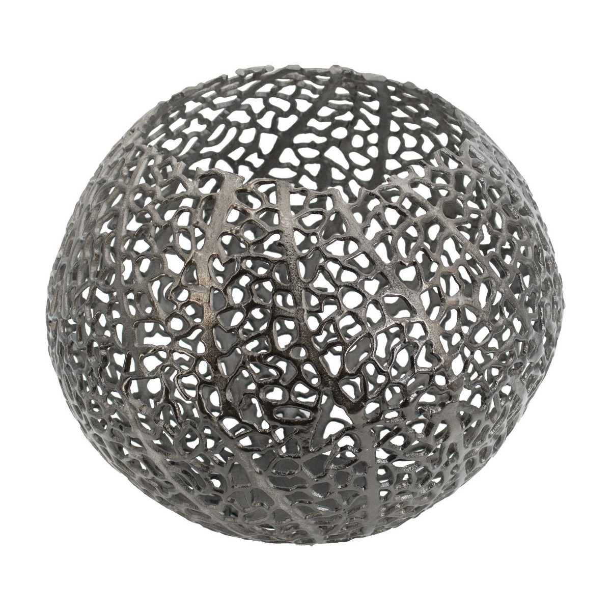 Artekko Coral Barrel Διακοσμητικό Βάζο Μέταλλο Γκρι (26.5×26.5×48)cm Artekko 48667 Artekko Coral Barrel Διακοσμητικό Βάζο Μέταλλο Γκρι (26.5×26.5×48)cm Artekko 48667