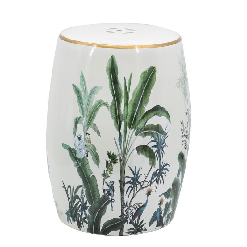 Artekko Jungle Κεραμικό Σκαμπό (33x33x45.5)cm Artekko 60683-DS Artekko Jungle Κεραμικό Σκαμπό (33x33x45.5)cm Artekko 60683-DS