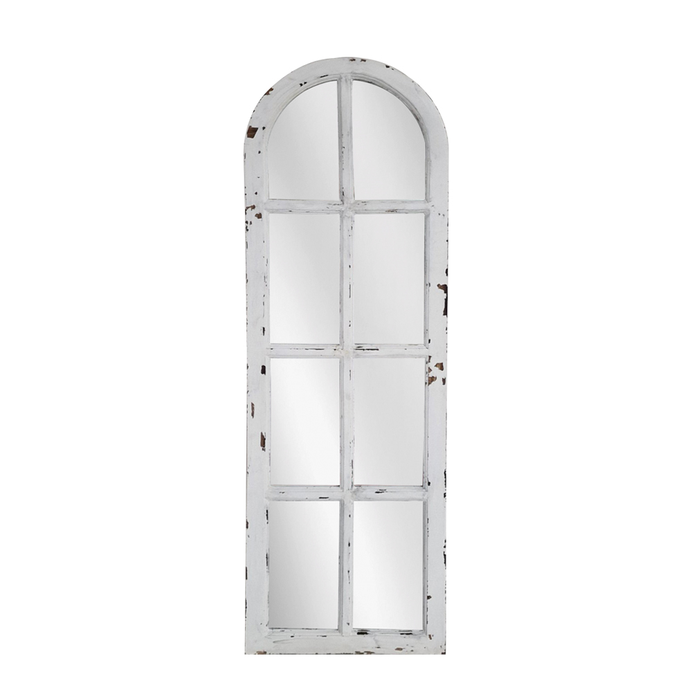 Artekko Mirroki Ξύλινος Λευκός Καθρέπτης Τοίχου (150×49)cm Artekko 667-4006