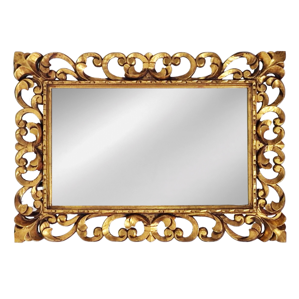 Artekko Mirroki Ξύλινος Χρυσός Σκαλιστός Καθρέπτης Τοίχου (100×70)cm Artekko 667-4015-A Artekko Mirroki Ξύλινος Χρυσός Σκαλιστός Καθρέπτης Τοίχου (100×70)cm Artekko 667-4015-A