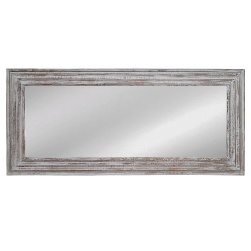 Artekko Mirroki Ξύλινος Λευκός Καθρέπτης Τοίχου (160×70)cm Artekko 667-4016
