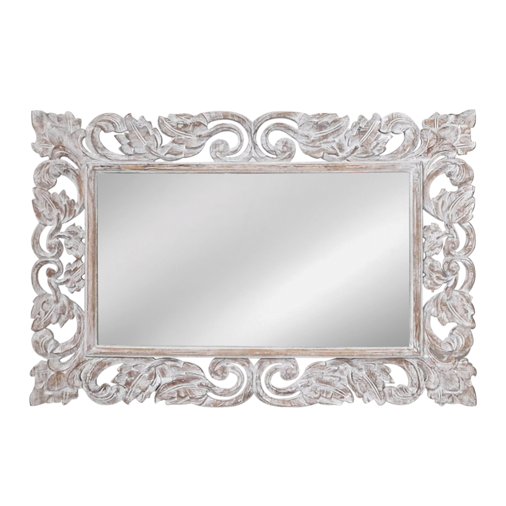 Artekko Mirroki Ξύλινος Μπεζ Πατίνα Σκαλιστός Καθρέπτης Τοίχου (120×90)cm Artekko 667-4038 Artekko Mirroki Ξύλινος Μπεζ Πατίνα Σκαλιστός Καθρέπτης Τοίχου (120×90)cm Artekko 667-4038