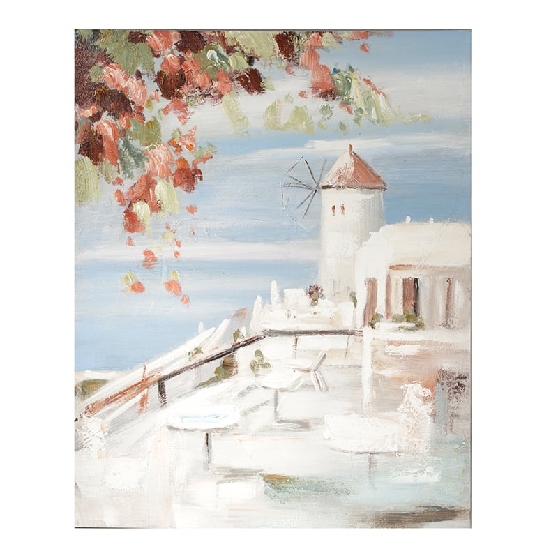 Artekko Priopruns Ελαιογραφία “Ανεμόμυλος” (80x5x100)cm Artekko 674-3073