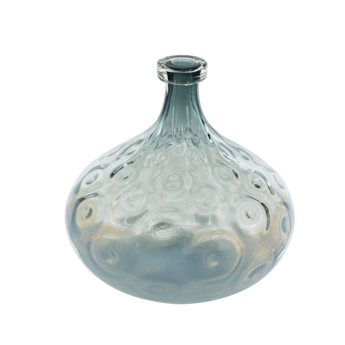 Artekko Zizi Διακοσμητικό Βάζο Γυάλινο Γκρι (33.5×33.5×33.5)cm Artekko 70309 Artekko Zizi Διακοσμητικό Βάζο Γυάλινο Γκρι (33.5×33.5×33.5)cm Artekko 70309