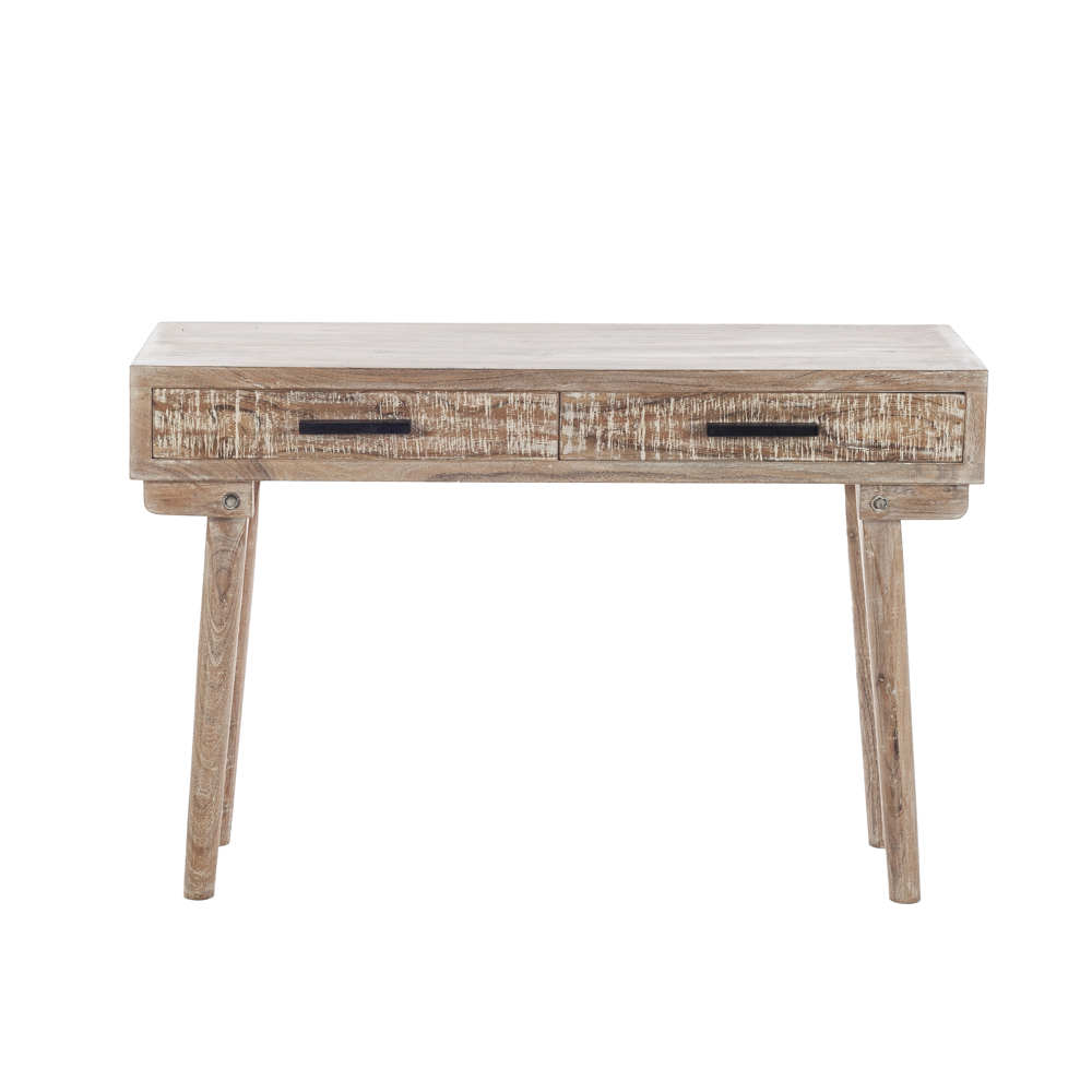 Artekko Console Κονσόλα Ξύλινη με 2 Συρτάρια Λευκή Πατίνα (118x40x78)cm Artekko 720-1253-WHITE Artekko Console Κονσόλα Ξύλινη με 2 Συρτάρια Λευκή Πατίνα (118x40x78)cm Artekko 720-1253-WHITE