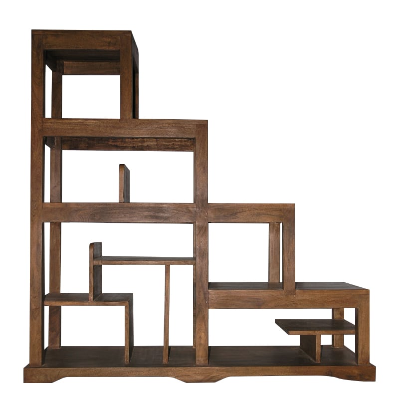 Artekko Ubelda Ξύλινη Μασίφ Βιβλιοθήκη (120x40x120)cm Artekko 720-1273 Artekko Ubelda Ξύλινη Μασίφ Βιβλιοθήκη (120x40x120)cm Artekko 720-1273