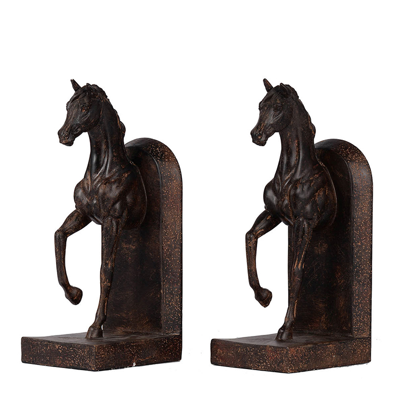 Artekko Bookends Βιβλιοστάτες Άλογα Ρητίνη Καφέ (12.7×10.2×26.7)cm Σετ/2 Artekko 73642 Artekko Bookends Βιβλιοστάτες Άλογα Ρητίνη Καφέ (12.7×10.2×26.7)cm Σετ/2 Artekko 73642