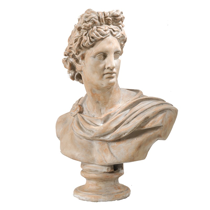Artekko Placidia Διακοσμητική Ανδρική Προτομή από Μαγνήσιο Μπεζ (61×34.3×78.7)cm Artekko 74715 Artekko Placidia Διακοσμητική Ανδρική Προτομή από Μαγνήσιο Μπεζ (61×34.3×78.7)cm Artekko 74715
