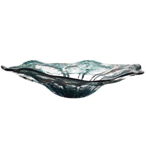 Artekko Zruek Διακοσμητικό Κρυστάλλινο Μπολ (38x38x9)cm Artekko 76035 Artekko Zruek Διακοσμητικό Κρυστάλλινο Μπολ (38x38x9)cm Artekko 76035